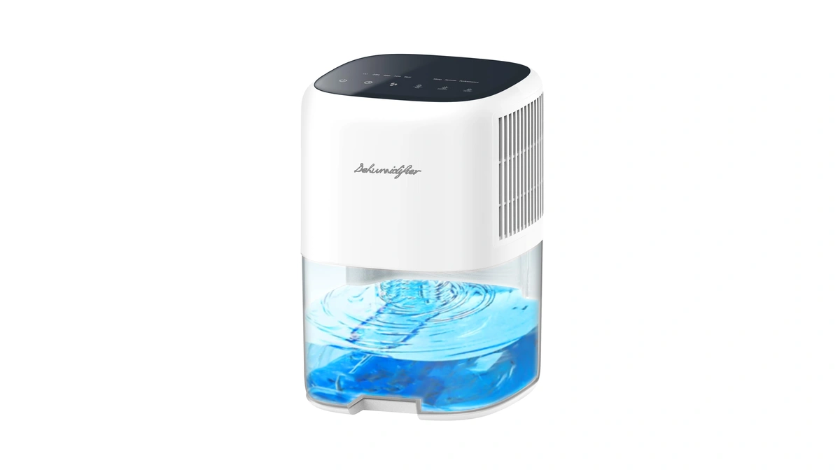 Small Dehumidifier For Home 44oz Quiet With Auto Off &
