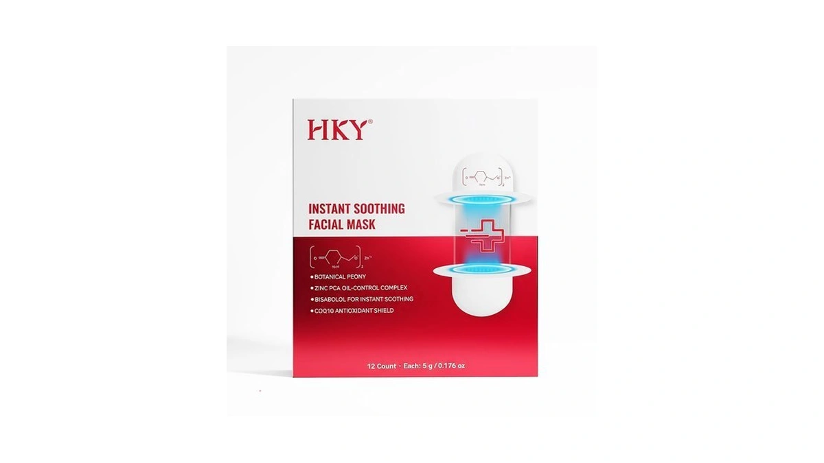 Hky Soothing And Calming Facial Mask, Hydrating & Repairing Sheet