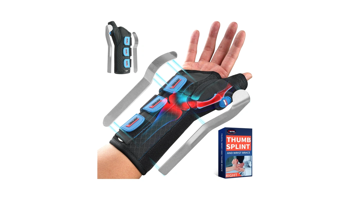 Featol Thumb Spica Splint Wrist Brace For De Quervain's &