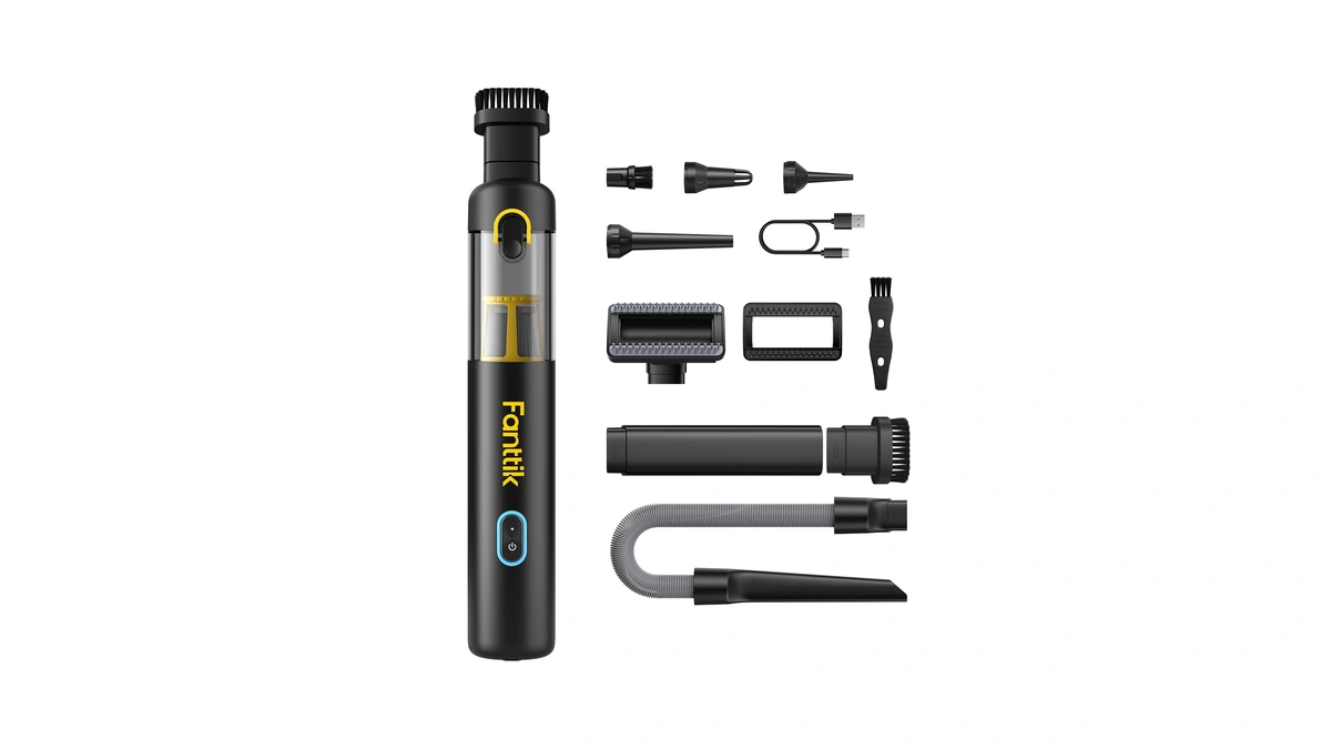 Fanttik Slim V8 Apex Cordless Car Vacuum & Air Duster,