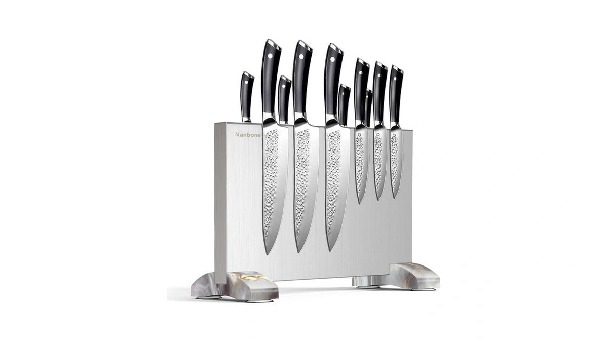 Magnetic Knife Block Stand Without Knives Double Sided Magnetic Knife