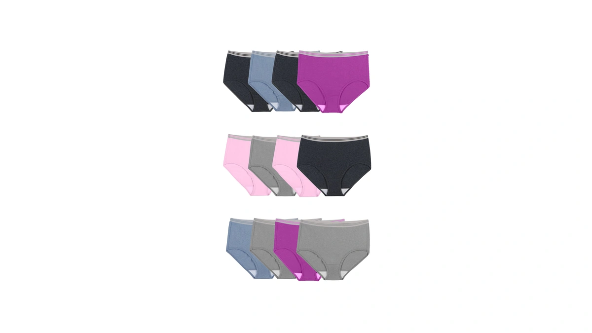 Fruit Of The Loom Womens Eversoft Cotton Underwear Multipacks, Tag