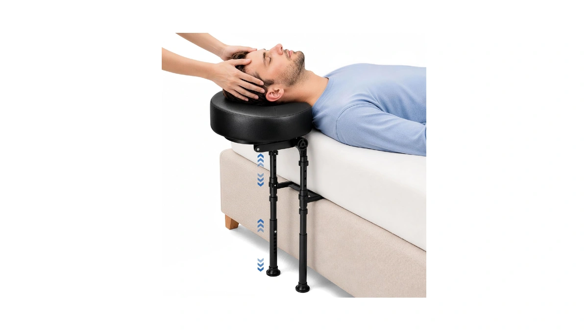 Dotday Massage Headrest For Bed, Bedside Massage Head Holder At
