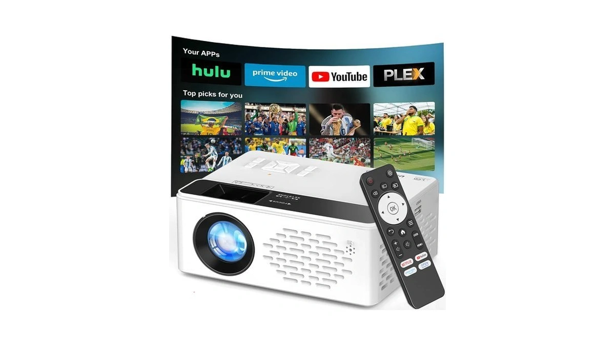 Tmy Native 1080p Smart Projector, Compatible Netflix/prime Video/youtube