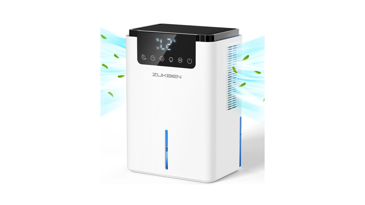 Dehumidifiers For Home,75oz Water Tank,500 Sq Ft Quiet Dehumidifier With