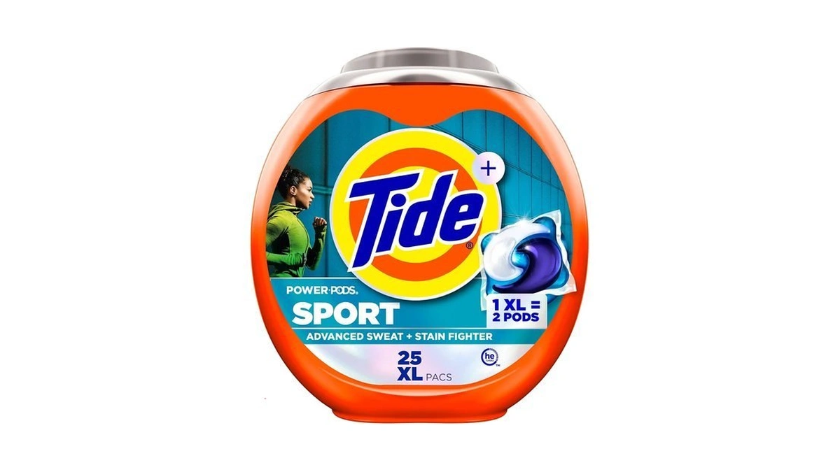 Tide Power Pods Sport Laundry Detergent Pacs, 25 Count, Advanced