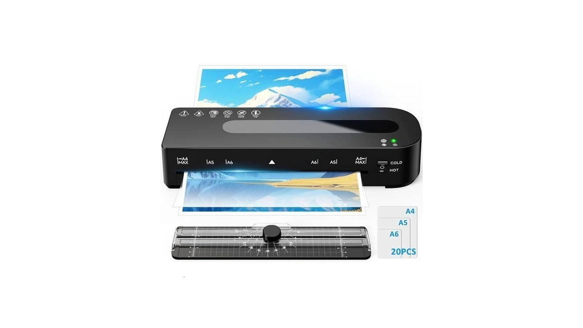 9 Inch Laminator Machine Hot & Cold With 20 Laminating