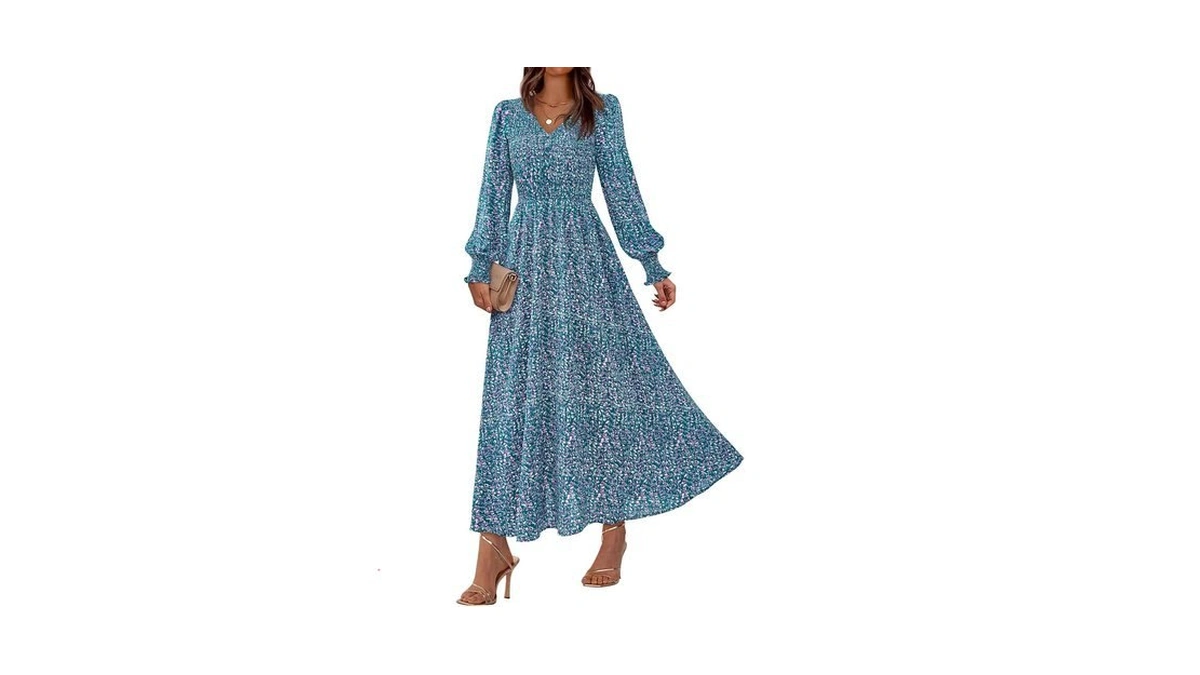 Btfbm Women Fall Wedding Guest Dresses 2026 Floral Boho Maxi