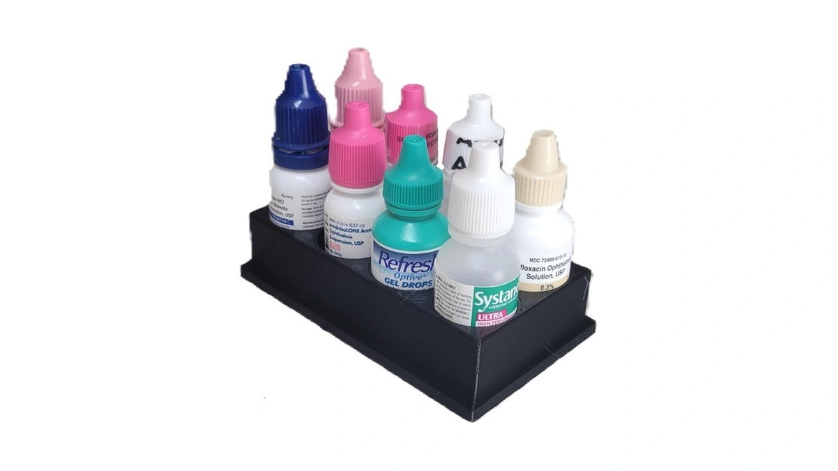 Znet3d Eye Drop Bottles Organizer & Storage – 8-slot Holder