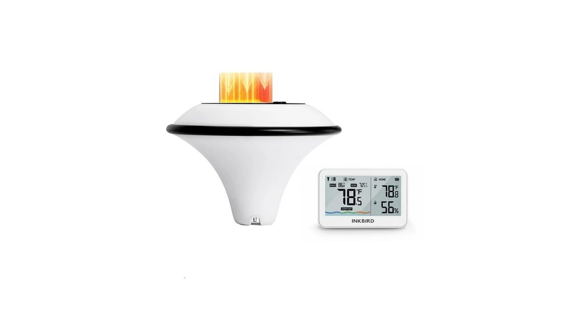 Solar Pool Thermometer, Smart Wireless Digital Pool Thermometer Easy Read,