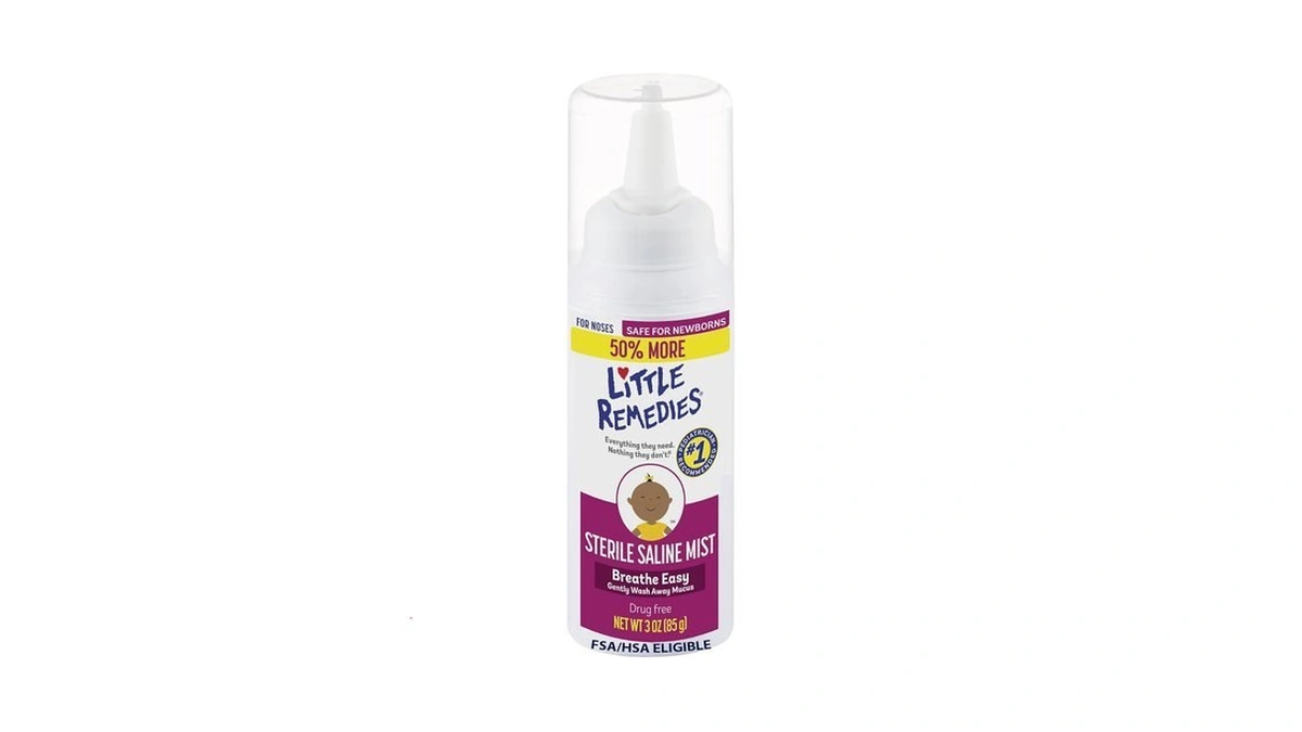 Little Remedies Sterile Baby Saline Nasal Mist, 3 Fl Oz
