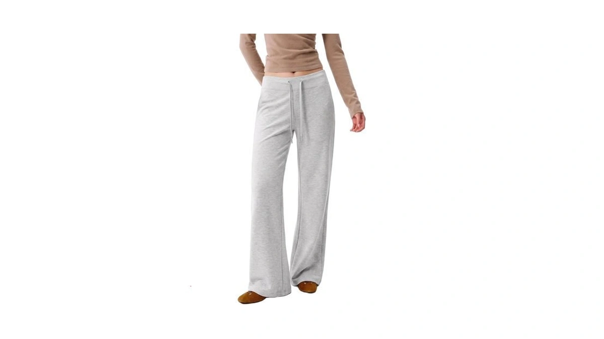 Women's Wide Leg Sweatpants High Waisted Fall Lounge Palazzo Pants