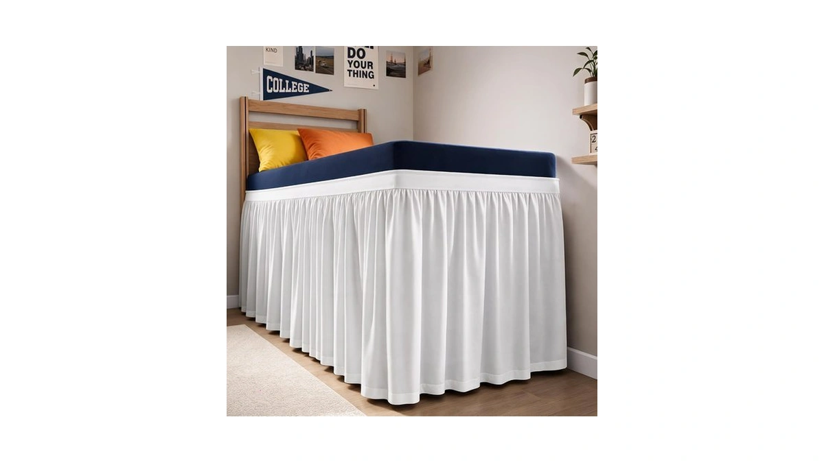 Cgk Linens Dorm Room Bed Skirt Full Xl - Dorm