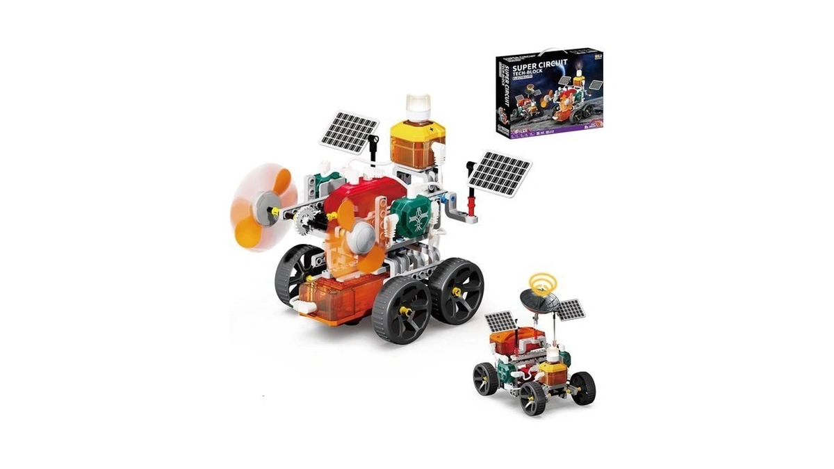 Homhapy 2-in-1 Stem Kit For Kids 3+, 218 Pcs Circuit