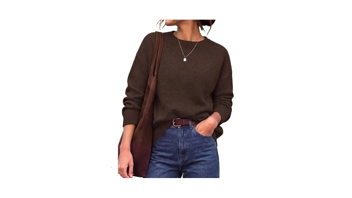 Btfbm Oversized Sweaters For Women Fall Clothes Crewneck Winter Outfits