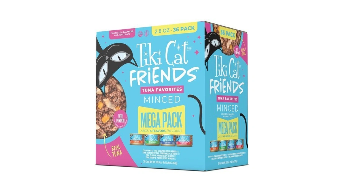 Tiki Cat Friends Wet Cat Food, Tuna Favorites Mega Pack,