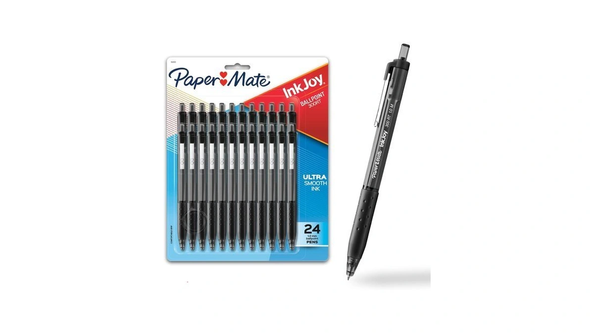 Paper Mate Inkjoy 300rt Retractable Ballpoint Pens, Medium Point (1.0mm),