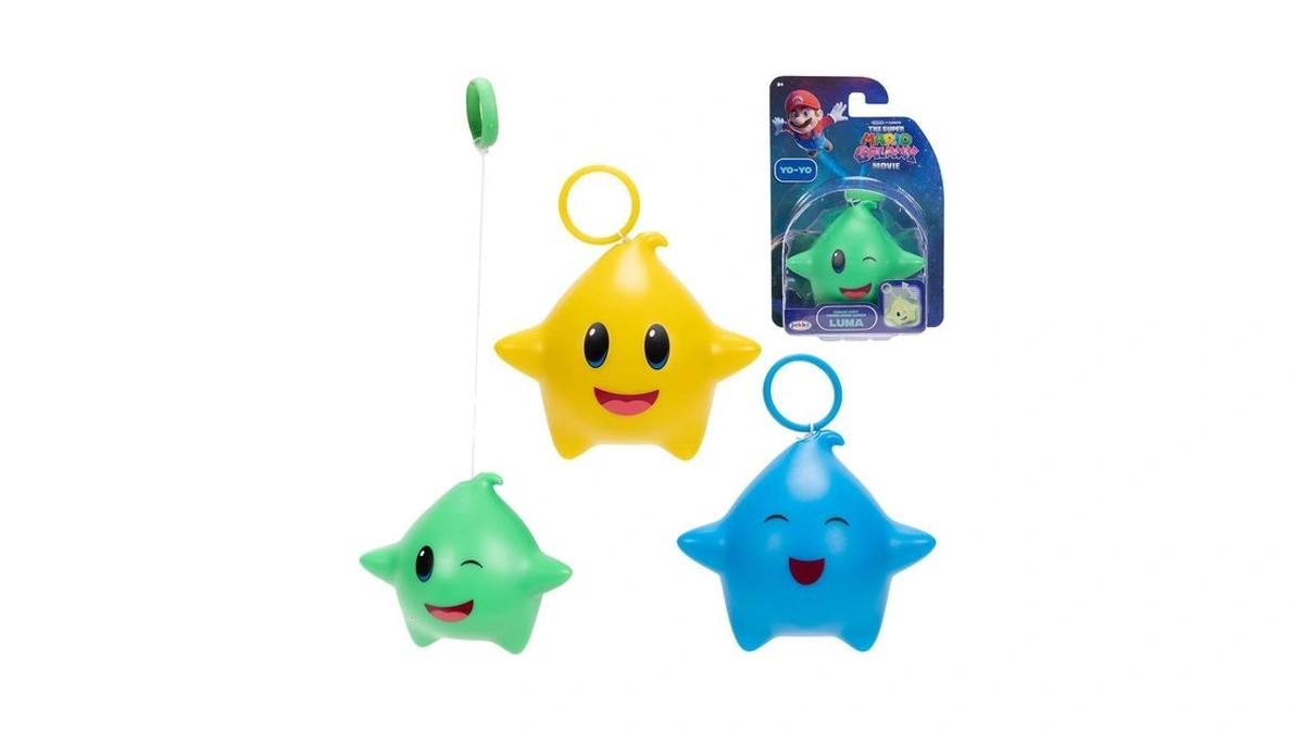 The Super Mario Galaxy Movie – Luma Star Yo-yo 3-pack