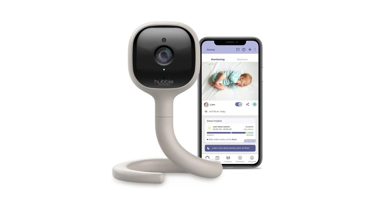 Hubble Connected Smart Baby Monitor 5-in-1 2k Uhd With Ai