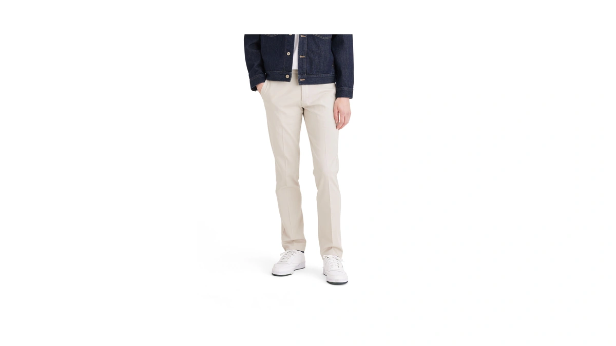 Dockers Men's Slim Fit Easy Khaki Pants, Cloud, 29w X