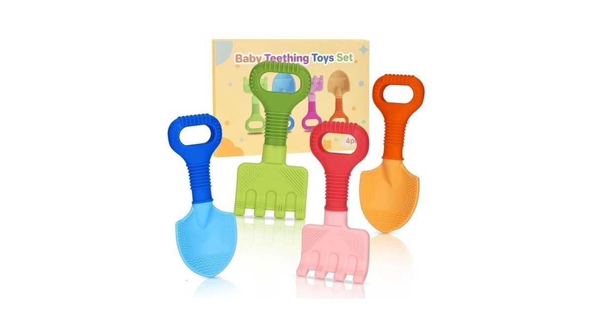 Silicone Baby Teether Toys For Baby Boys, Teething Relief Chew