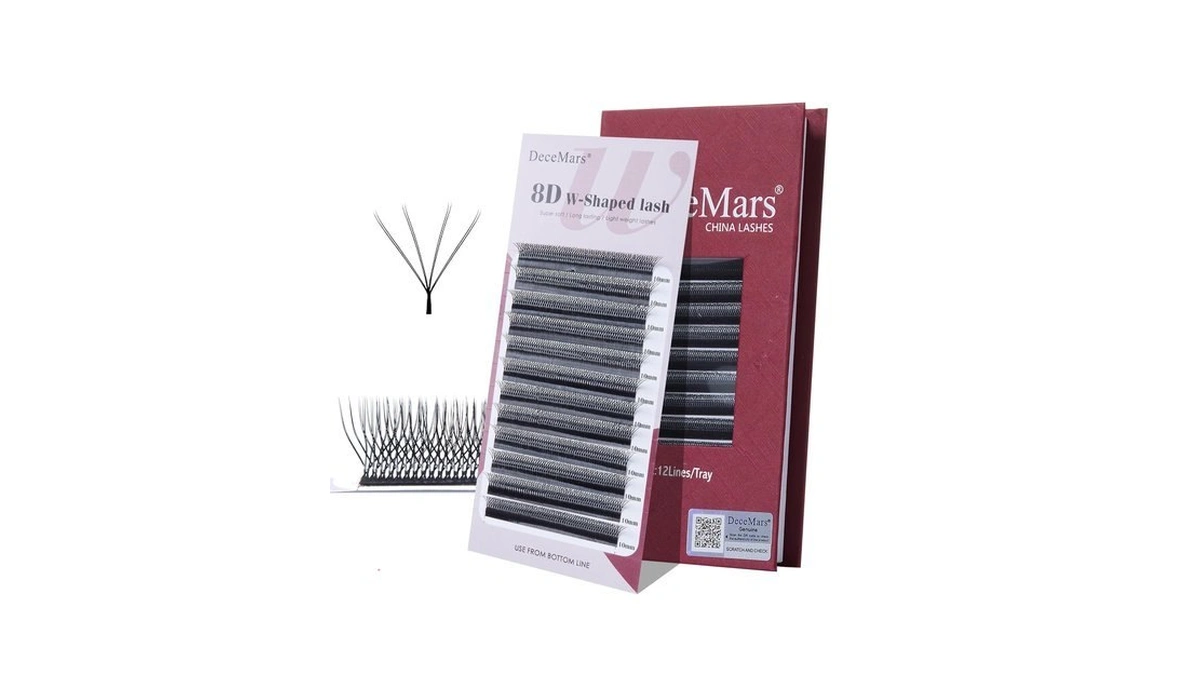 Decemars 8d W Eyelash Extensions Easy Fans Russian Volume Yy