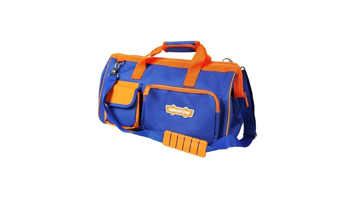 Wadfow 19in Waterproof Tool Bag, Extra-large, Wide Mouth, 600d, Hi-vis