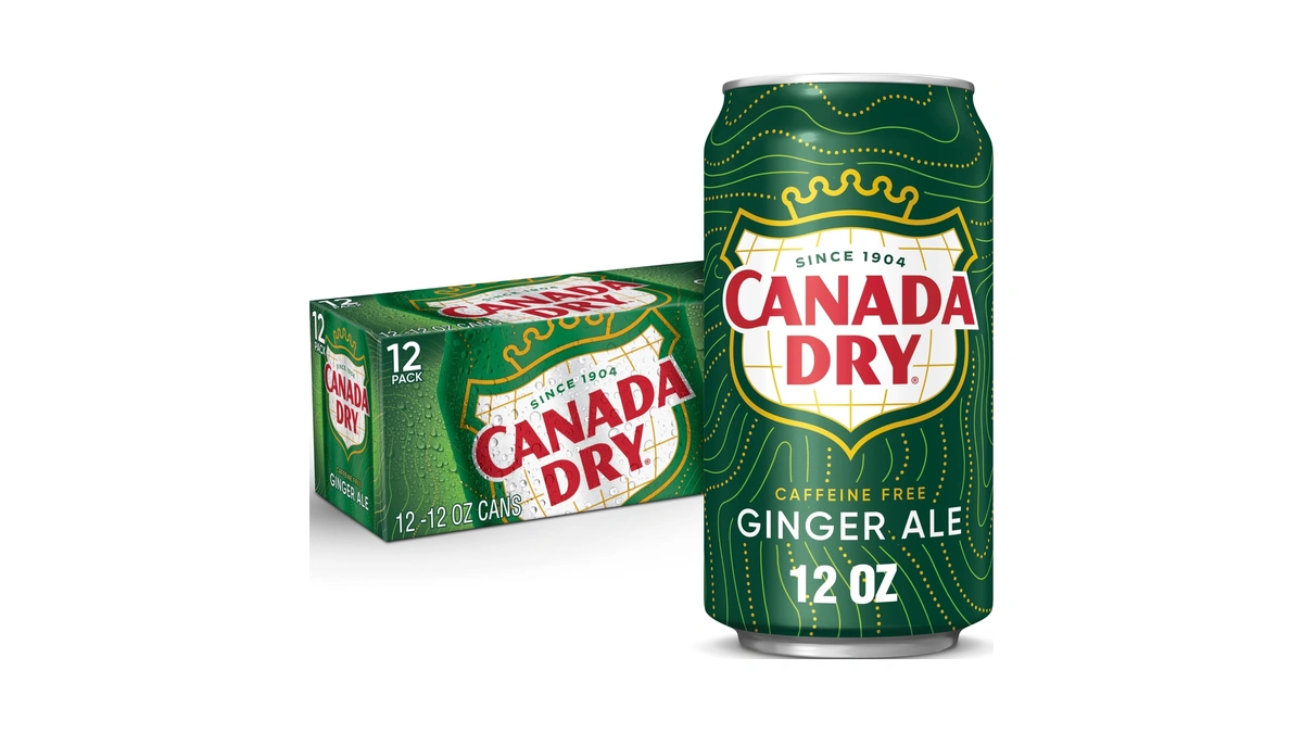 Canada Dry Ginger Ale Soda, 12 Fl Oz Cans, 12