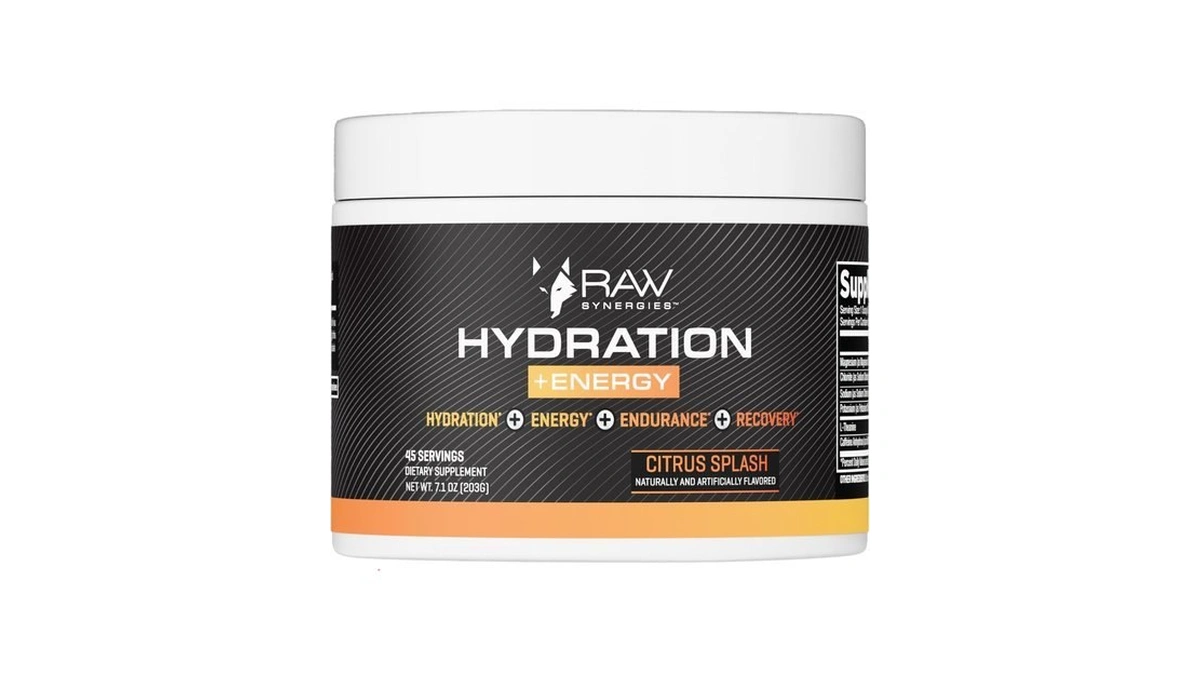 Raw Synergies Hydration + Energy, Citrus Splash, 45 Servings