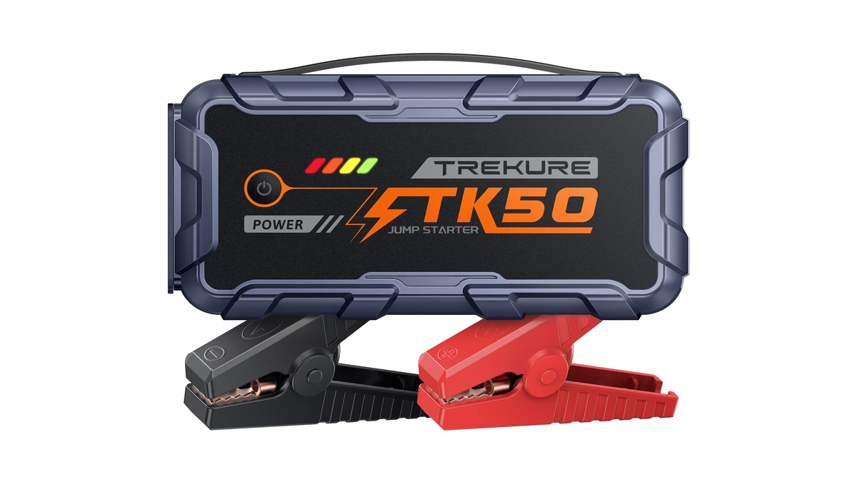 Trekure Car Battery Jump Starter 8000a 26800mah, Portable Car Jump