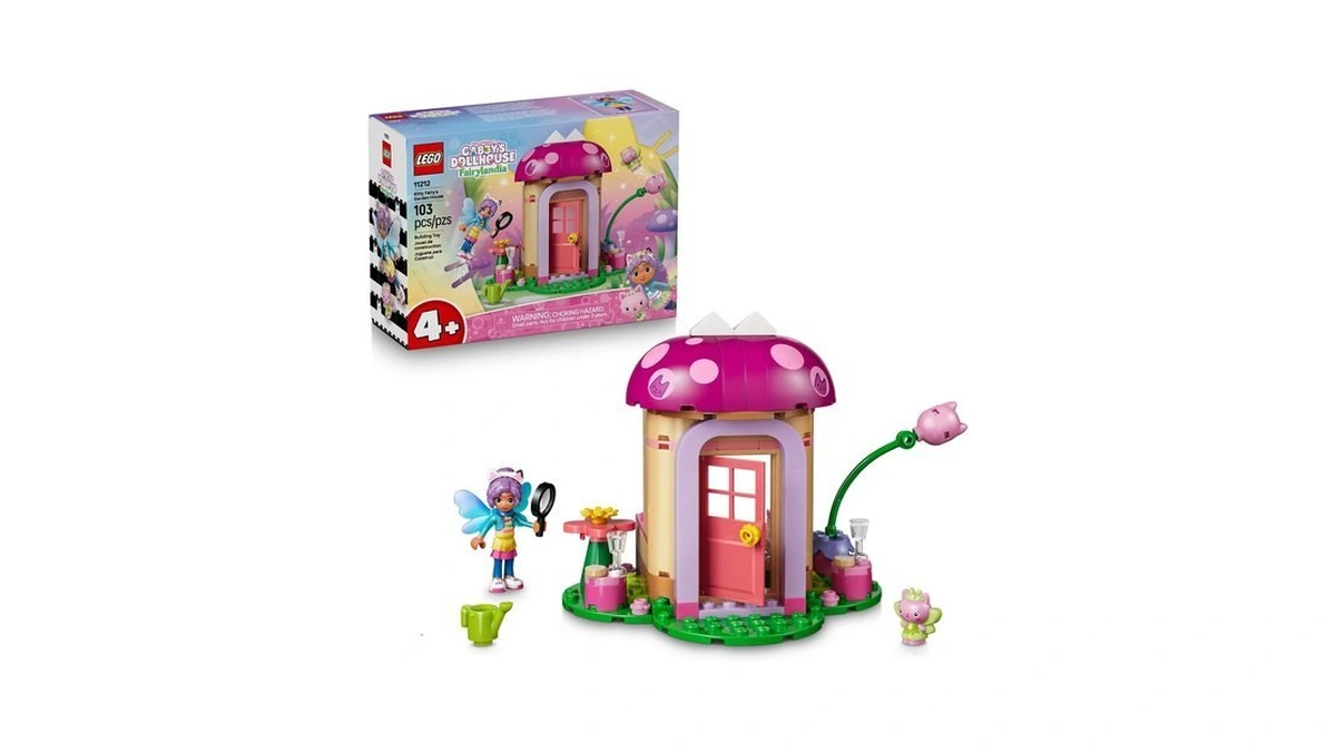 Lego Gabby's Dollhouse Kitty Fairy's Garden House 11212