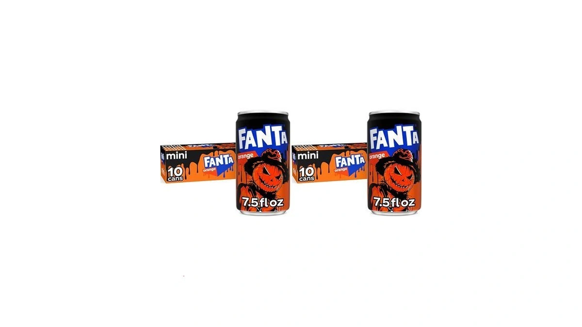 Fanta Orange Soda Fruit Flavored Soft Drink, 7.5 Fl Oz,