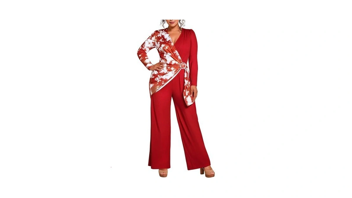 Wide Leg Jumpsuits For Women Dressy - Formal Elegant Jumpsuits