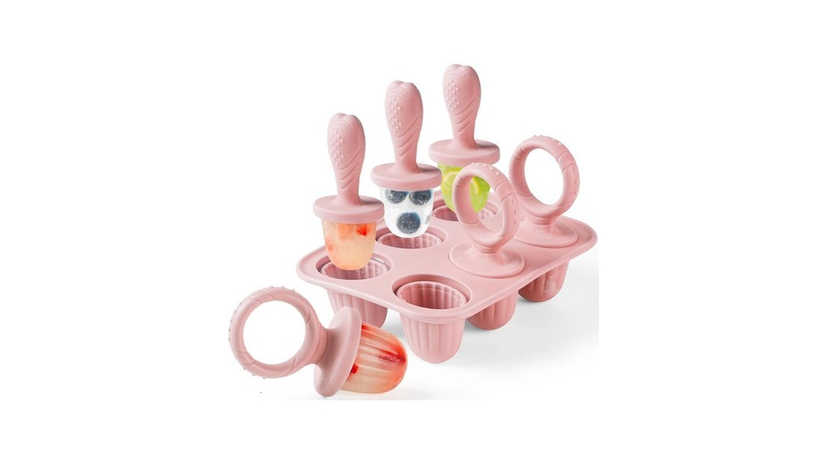 Amazon : Jrisbo Silicone Baby Popsicle Molds, Tod