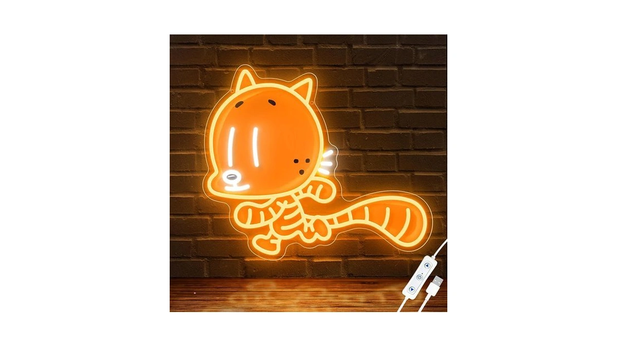 Officially Licensed Cat Kid Uv Painted Led Neon Light –