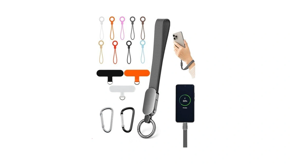 Wxhgd Phone Wrist Strap Lanyard With Charging, Cute Wristlet Keychain