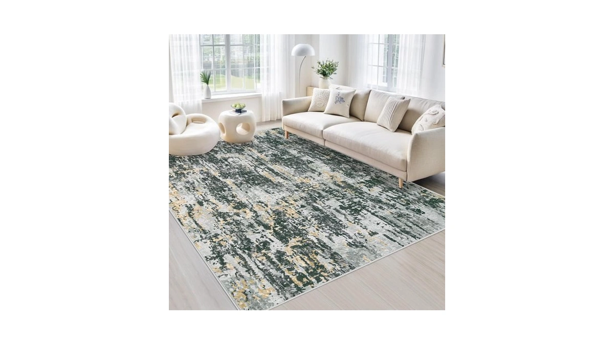 Amazon code: Area Rugs 5x7 Living Room: Washable Rug