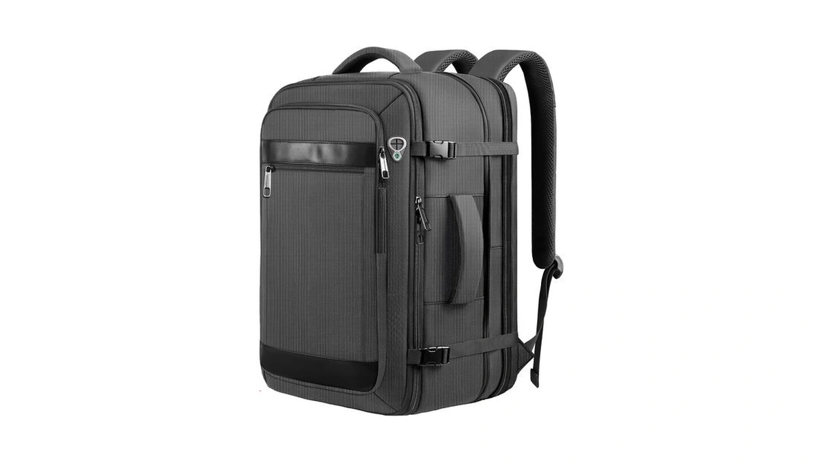 Expandable 17.3 Inch Travel Laptop Backpack Durable Carry On Bag