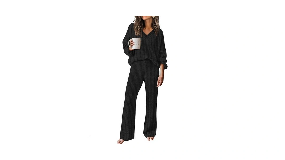 Rumia Lounge Sets For Women 2 Piece Matching Sets Black