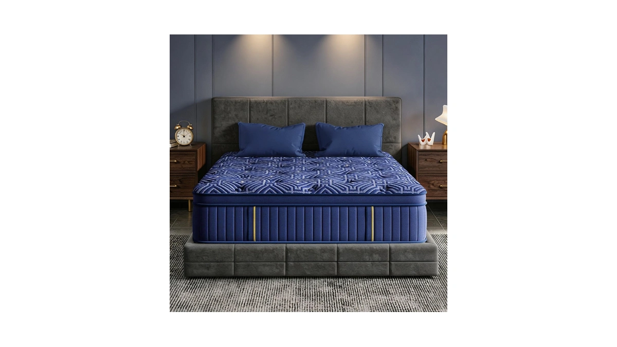 Luxysea King Size Mattress, 12 Inch Gel Memory Foam Hybrid