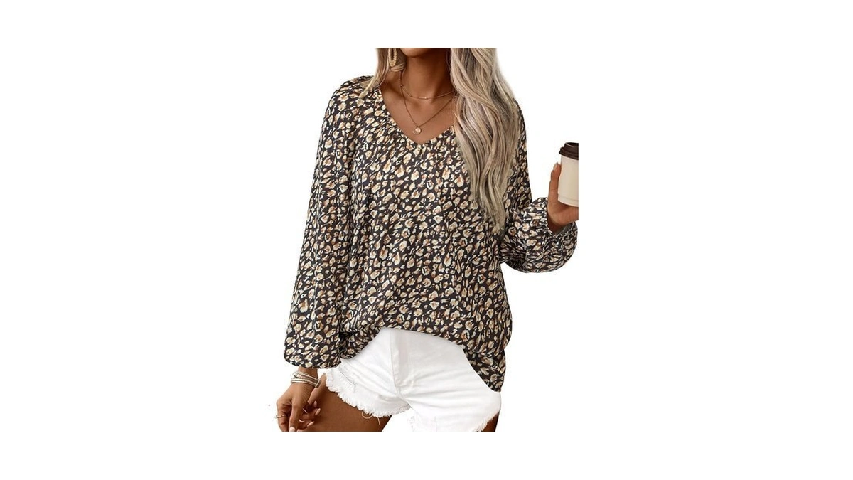 Zenlonr Womens Fall Tops Dressy Casual 2026 V Neck Satin