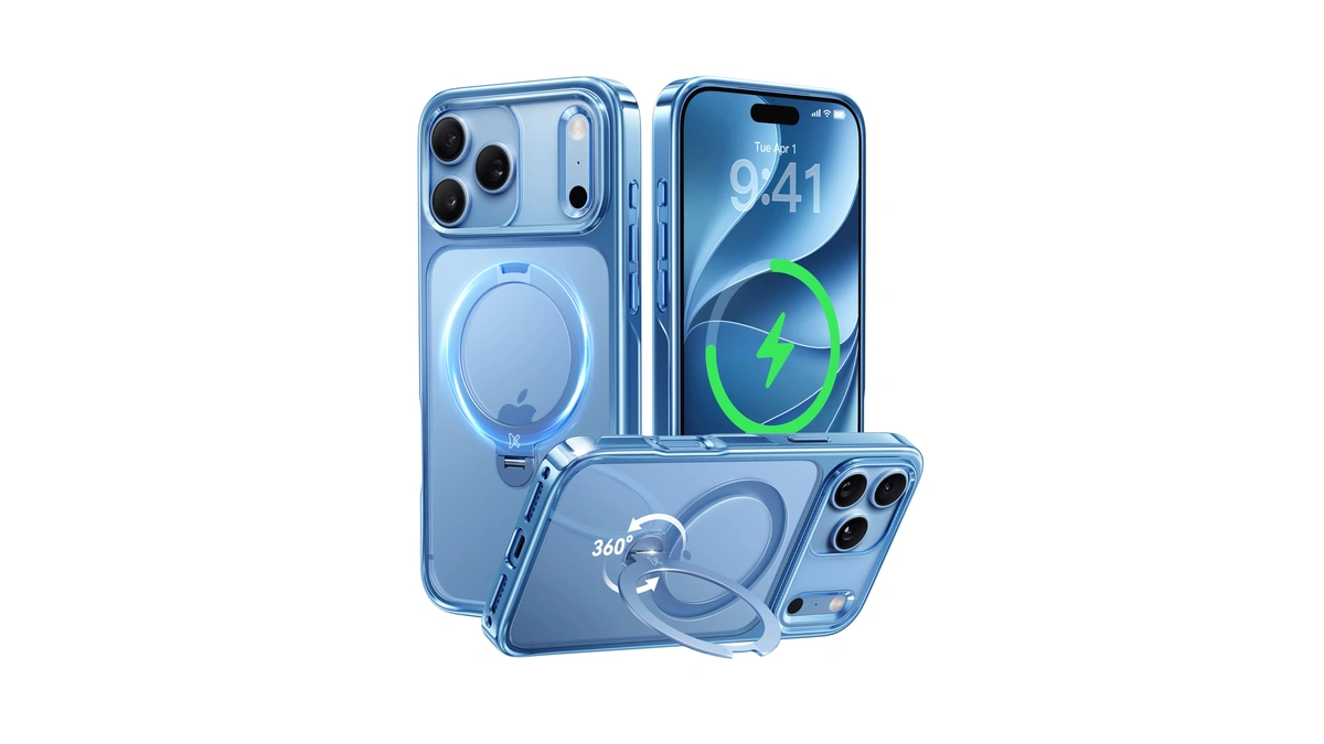 Casekoo Glacier Blue For Iphone 18 Pro Max Case, 360