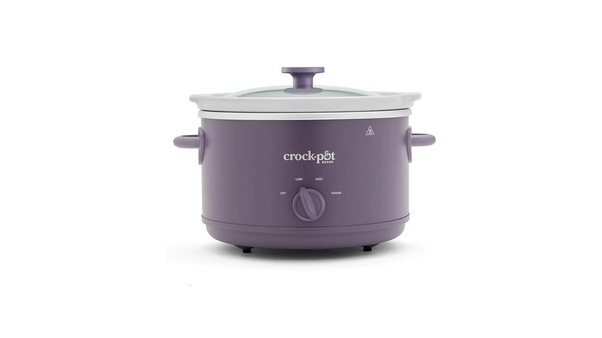 Crock-pot Design Series 4.5 Quart Manual Slow Cooker, Purple Potato