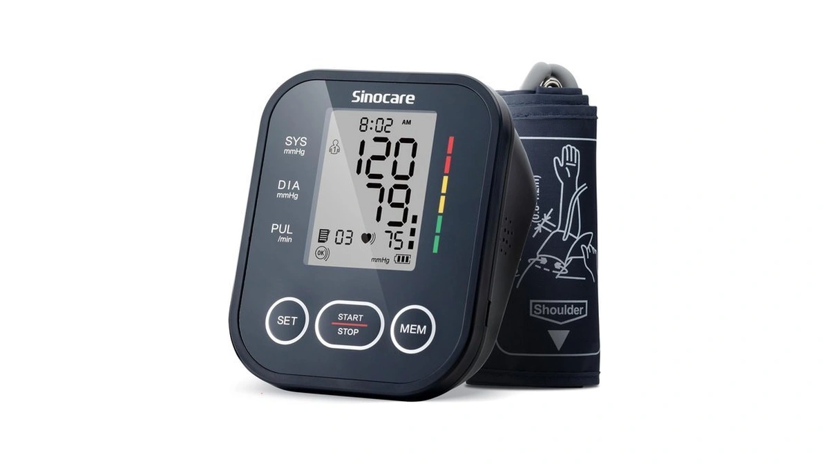 Sinocare Blood Pressure Monitor, Upper Arm Blood Pressure Monitors For