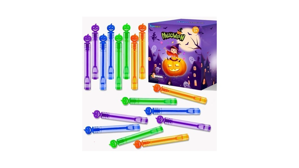 32pcs Halloween Party Favors Goodie Bag Stuffers,mini Bubble Wands For