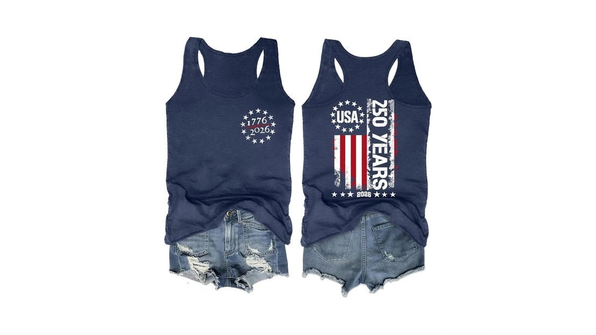 Hqp 250th Anniversary Usa Tank Tops Women Usa T Shirt
