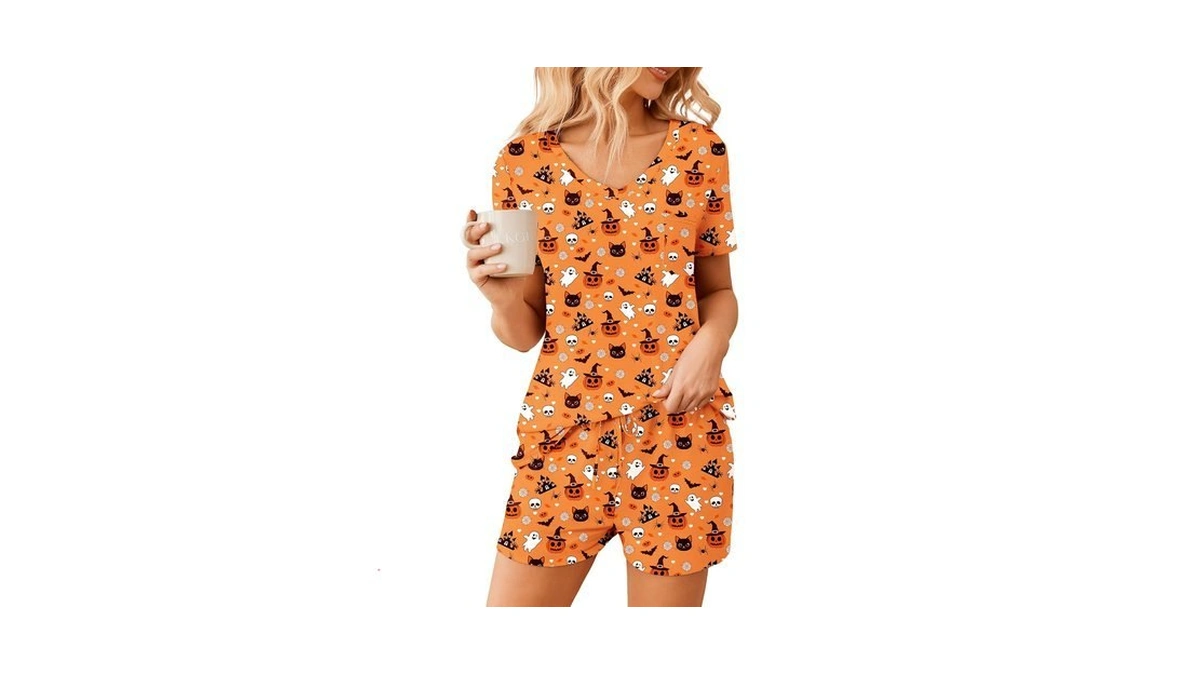 Ekouaer Womens Pajama Sets Shorts Soft 2 Piece Lounge Set