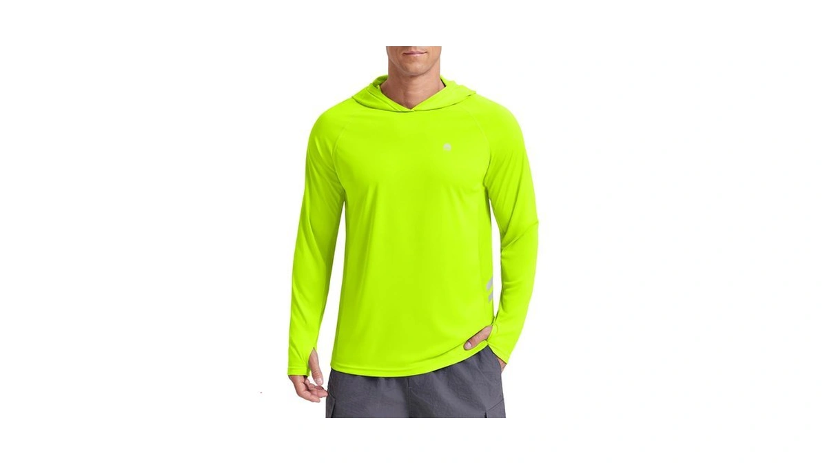 Pinspark Mens Outdoor Shirts Long Sleeve Upf 50+ Sun Protection