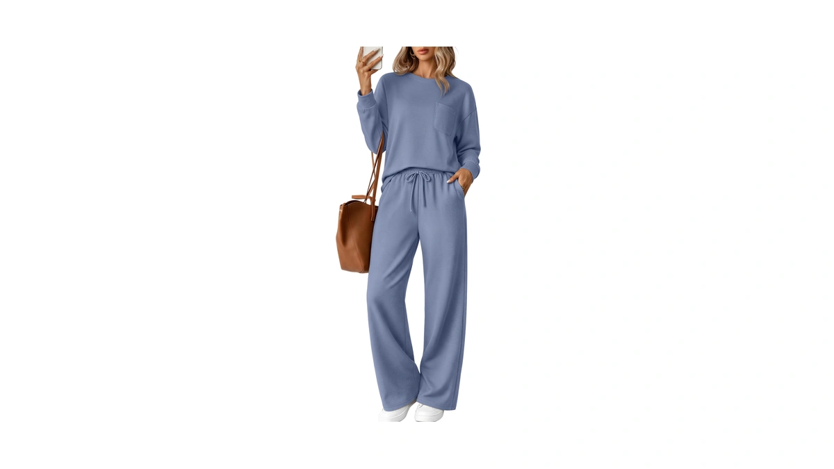 Automet Womens Sweatsuits 2 Piece Lounge Matching Sweat Sets Fall