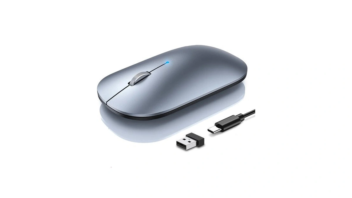 Tecknet Bluetooth Mouse For Macbook, Type-c Rechargeable Mouse